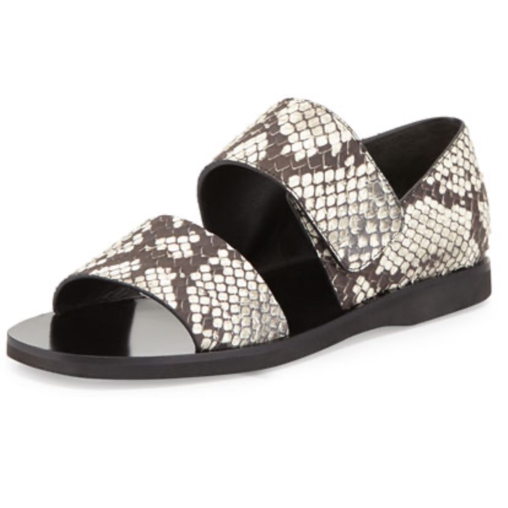 Vince Salina Snake Python Print Sandal